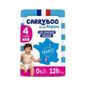 Scutece C4, 7-18 kg, marimea 4, fara parfum, 44 bucati, Carryboo