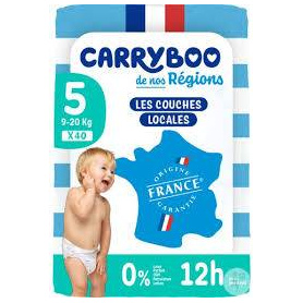 Scutece C5, 12-25 kg, fara parfum, marimea 5, 40 bucati, Carryboo