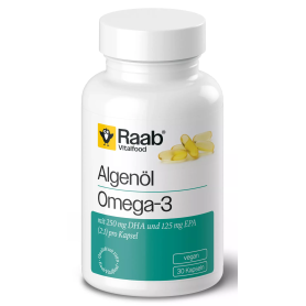 Omega 3 din ulei de alge, 1183 mg, 30 capsule, Raab