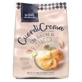Biscuiti cu crema de fistic, 200 g, Sottolestelle