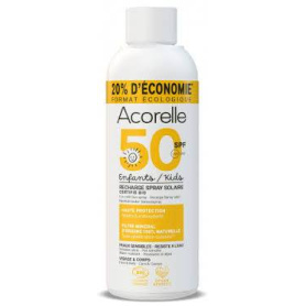 Rezerva Spray cu Protectie Solara pentru Copii SPF 50 cu Ulei de Karanja si Propolis, eco-bio, 150 g, ACORELLE