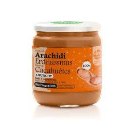 Crema crunchy din 100% arahide, eco-bio, 250 g, Deanocciola