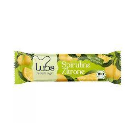 Baton de fructe cu lamaie si spirulina, fara gluten, eco-bio, 40 g, Lubs