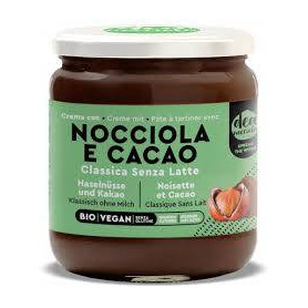 Crema vegana, cu alune de padure si cacao, eco-bio, 300 g, Deanocciola
