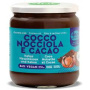 Crema vegana, cu alune de padure, nuca de cocos si cacao, eco-bio, 300 g, Deanocciola
