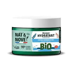 Masca 3 in 1 hidratanta, pentru par normal si uscat, cu extract de castravete, 300 ml, Nat&Nove
