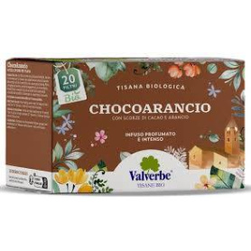 Ceai cu portocale si ciocolata, eco-bio, 20 plicuri, Valverbe