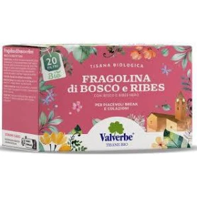 Ceai cu capsuni salbatice si coacaze negre, eco-bio, 20 plicuri, Valverbe