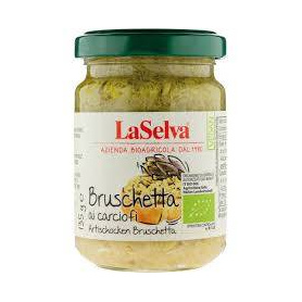 Pasta de anghinare pentru bruschete, eco-bio, 135 g, LaSelva