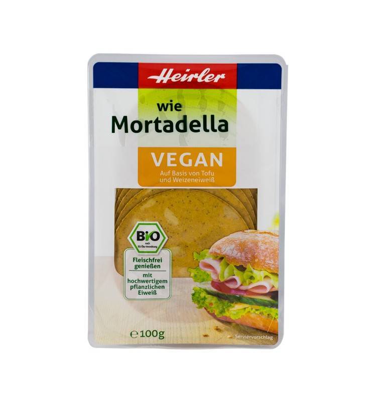 Mortadella - vegan ...ca si din carne - eco-bio 100g - heirler
