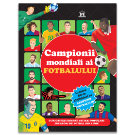 Campionii mondiali ai fotbalului - Carte cu abtibilduri - Editura DPH