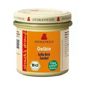 Crema tartinabila cu sfecla galbena si ceapa, fara gluten, eco-bio, 160 g, Zwergenwiese
