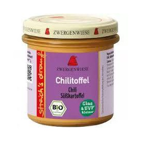Crema tartinabila cu chili si cartof dulce, fara gluten, eco-bio, 135 g, Zwergenwiese