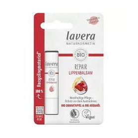 Balsam de buze reparator cu ulei de argan si rodie, 4.5 g, Lavera