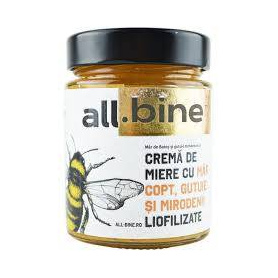 Crema de Miere cu Mar Copt, Gutuie si Mirodenii Liofilizate, 300 g, ALL .BINE