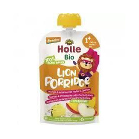 Piure de mango si ananas pentru copii, +1 an, eco-bio, 100 g, Holle
