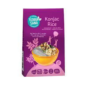 Orez din Konjac, fara gluten, eco-bio, 250 g, Terrasana