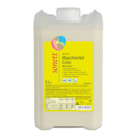Detergent lichid pentru rufe colorate cu menta si lamaie, 5 l, Sonett