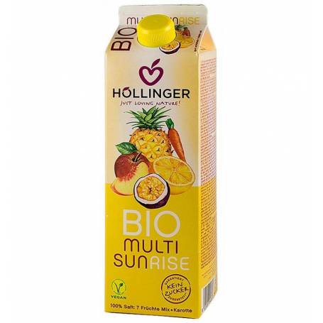 Multi Sunrise suc din amestec de fructe - eco-bio 1L - Hollinger