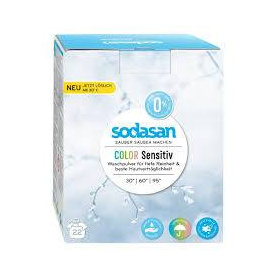 Detergent pudra pentru rufe colorate, Sensitiv organic, 1,01 kg, Sodasan