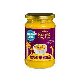 Sos de curry indian Korma, fara gluten, eco-bio, 350 g, Terrasana