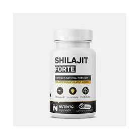 Shilajit Forte, 600 mg, 30 capsule vegetale, Nutrific