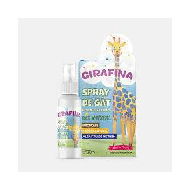 Spray de gat pentru copii cu Manuka, propolis si albastru de metilen, Girafina, 20 ml, Nutrific