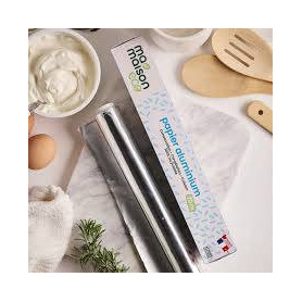 Folie aluminiu fara clor si fara toxine, 20 x 29 cm, Ma Maison Eco