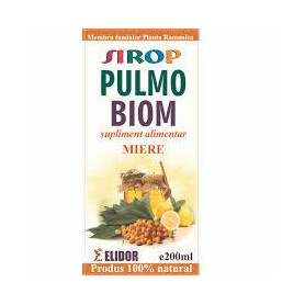 Sirop Pulmo Biom cu Miere, 200 ml, Elidor