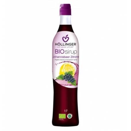 Sirop din coacaze negre cu lamaie - eco-bio 0,7l - Hollinger