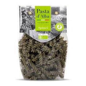 Fusilli din orez si spanac, fara gluten, eco-bio, 250 g, Pasta d'Alba