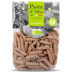 Penne din orez si castane, fara gluten, eco-bio, 250 g, Pasta d'Alba