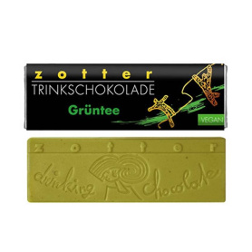 Ciocolata calda cu ceai verde Matcha, 22 g Zotter