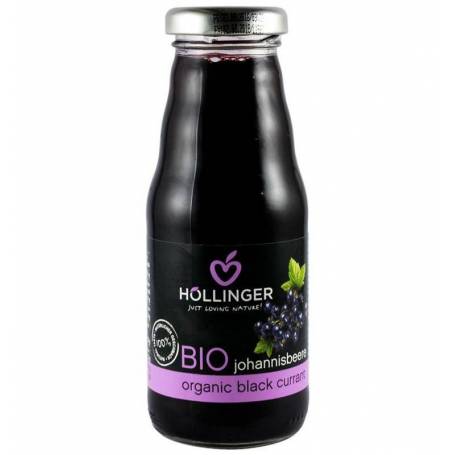 Suc din coacaze negre - eco-bio 200ml - Hollinger