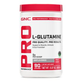 L-glutamina Micronizata Pudra Fara Aroma, Pro Performance Micronized L-glutamine, 5000 mg, GNC