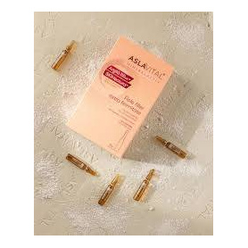 Fiole Filler Extra Fermitate cu 10 % Argireline, pentru Ten Sensibil, Aslavital Mineralactiv, 10 fiole x 2 ml, Gerovital