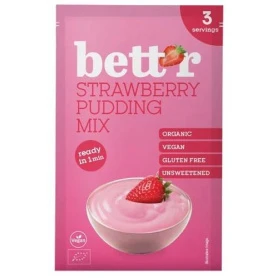 Mix pentru budinca cu capsuni, eco-bio, 30 g, Bettr