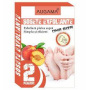 Sosete exfoliante pentru talpi cu piersica, 2 perechi, Augama