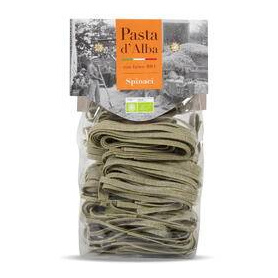Paste tagliatelle din grau dur si spanac, eco-bio, 250 g, Pasta d'Alba