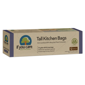 Saci menajeri compostabili, 49.2 l, 12 bucati, If You Care