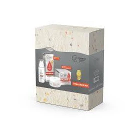 Set cadou Crema antirid hidratanta, 50 ml + Ser antirid concentrat, 30 ml, HYALURON 4D, Cosmetic Plant