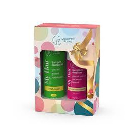 Set cadou Sampon energizant, 250 ml + Ser STOP despicare, 150 ml, MY HAIR, Cosmetic Plant