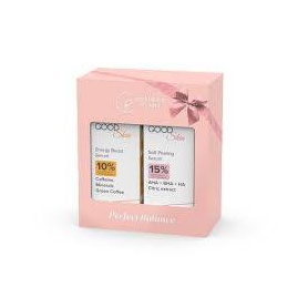 Set Ser cu Cafeina, Minerale si Cafea Verde Energy Boost, 30 ml + Ser de fata exfoliant, 30 ml, Good Skin, Cosmetic Plant
