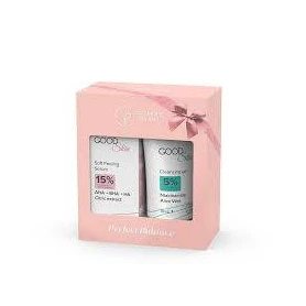 Set Ser de fata exfoliant, 30 ml + Gel de curatare, 150 ml, Good Skin, Cosmetic Plant