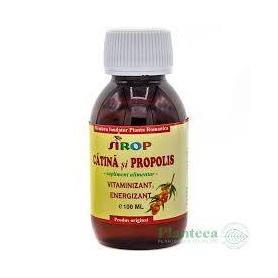 Sirop de Catina si Propolis, 100 ml, Pontica - Elidor