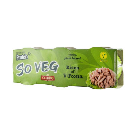 Alternativa vegana la carne de ton, 3 x 70 g, Callipo So Veg