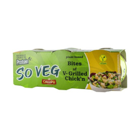 Alternativa vegana la carne de pui grill, 3 x 70 g, Callipo So Veg