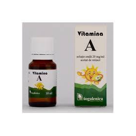 Vitamina A solutie Orala, 10 ml, BIOGALENICA