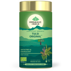Ceai Tulsi - adaptogen, 100g - eco-bio, ORGANIC INDIA