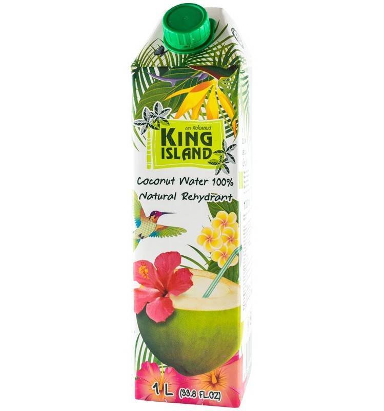 Apa de cocos 100%, 1000ml - king island